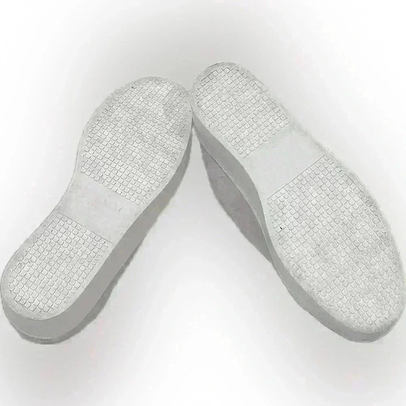 Steve Madden Palmer Platform Sneakers 9M Pink Cream Suede Y2K Soft Chunky - Picture 9 of 9